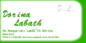 dorina labath business card